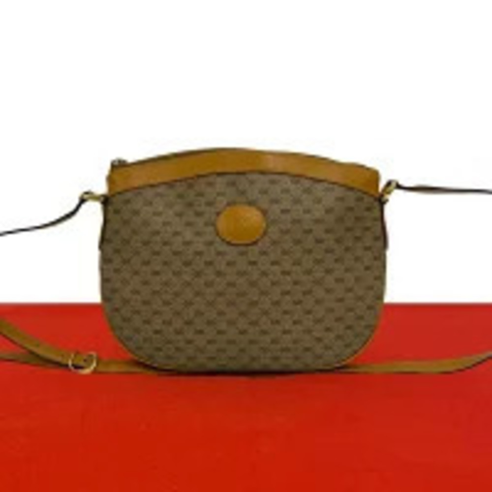 Gucci Jackie GG Canvas Hobo Shoulder Bag Leather Brown